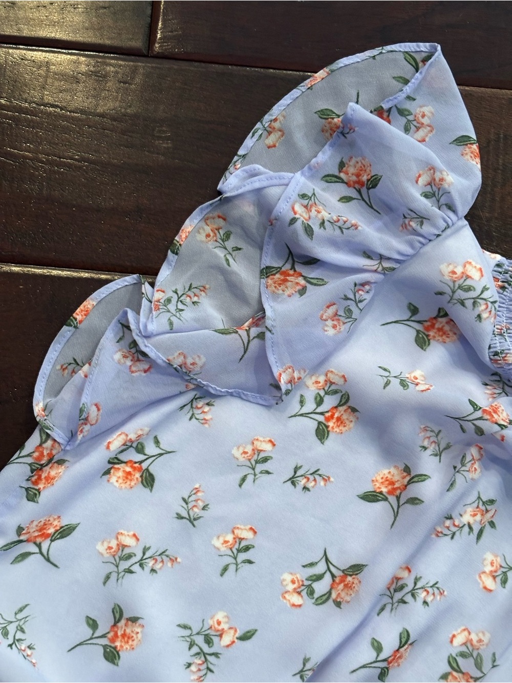1. STATE from REVOLVE Smock Neck Dress in Floral Twilight - Size Small - Picture 3 of 9